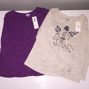 Bundle: GAP & Old Navy Long-Sleeve Tees, NWT